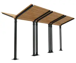 Навес «Кайлас» двойной двухсторонний открытый