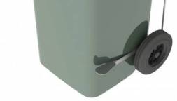 Педаль для двухколёсных контейнеров