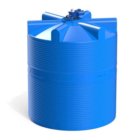 Емкость V 10000 литров с лопастной мешалкой