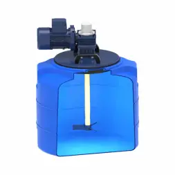 Емкость T 100 синий с лопастной мешалкой