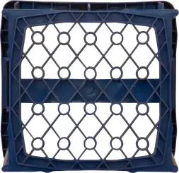 Ящик пластиковый перфорированный, 390x365x295 мм, 28 л, оранжевый [305 м]