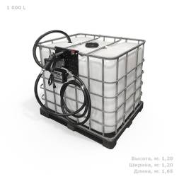 Мини АЗС "Еврокуб" Китай ACFD 60 - раздаточная колонка со счетчиком (корпус открытый)