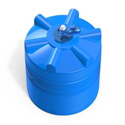 Емкость V 2000 литров с лопастной мешалкой