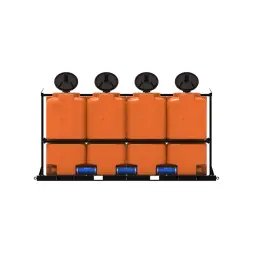 Кассета ST 8000 л (4х2000) с откидной крышкой оранжевая