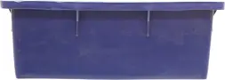 Ящик пластиковый сплошной, 532x400x141 мм, 22 л, синий [306]