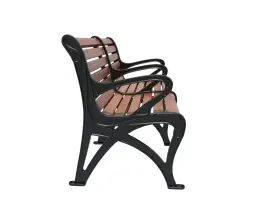 Скамейка чугунная «Роса» 1,5 м