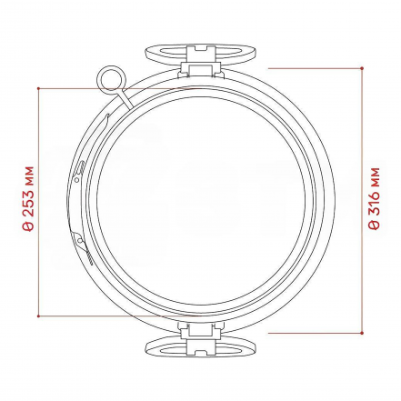 Бочка пластиковая с металлическим обручем и ручками, 20 л, синий [БП20.02/04]
