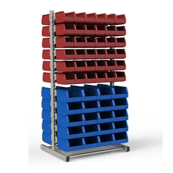 Стеллаж двусторонний №102 (1835х950х760)