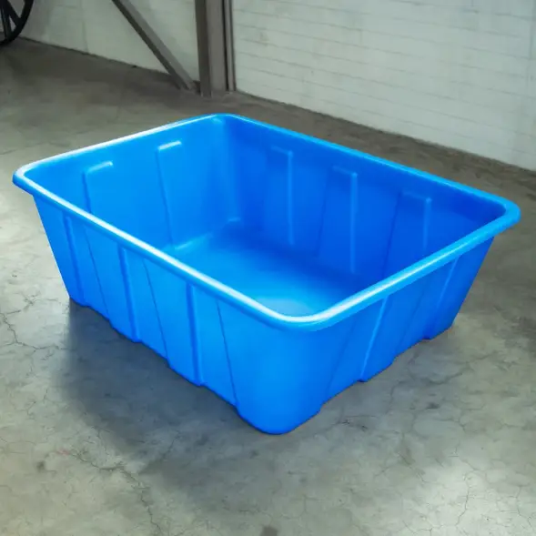 Ванна пластиковая пищевая KN, 600 л, 1.2 г/см³, HDPE, синий [1182.0600.601.003]