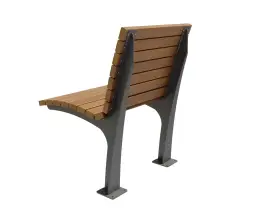 Скамейка стальная «Платиум» 2,5 м (3 опоры)