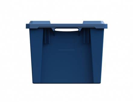 Ящик пластиковый поворотно-вкладываемый универсальный, 600х400х300 мм, синий [12.480.PE.61 (KD6430.1)]