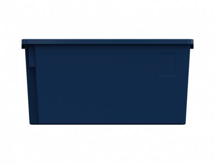 Ящик пластиковый поворотно-вкладываемый универсальный, 600х400х300 мм, синий [12.480.PE.61 (KD6430.1)]