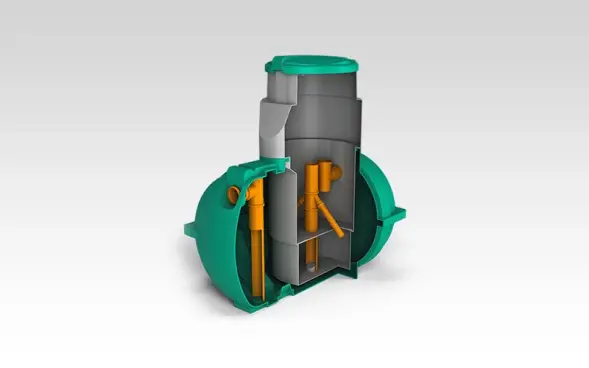 Септик "Rostok" "Коттеджный Плюс" с насосным отсеком