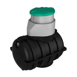 Емкость подземная U 1250 с выходом черный