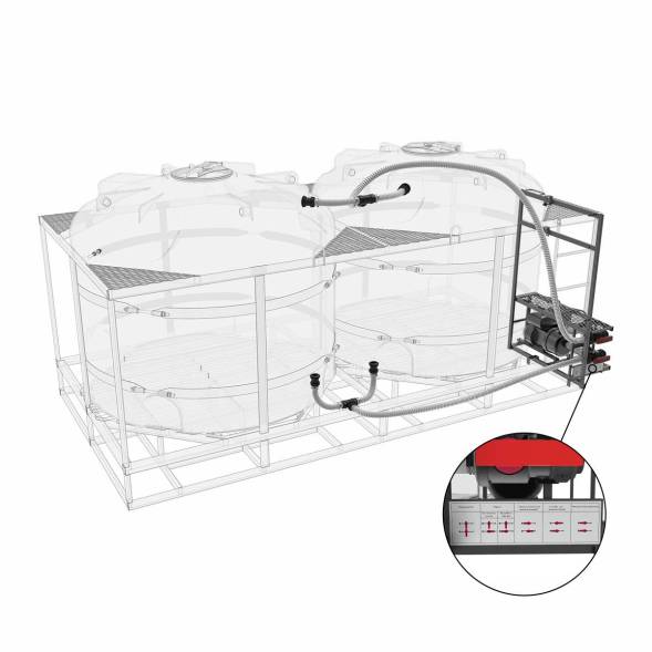 Комплекс насосный 817л/мин для КАС BПО2 G2