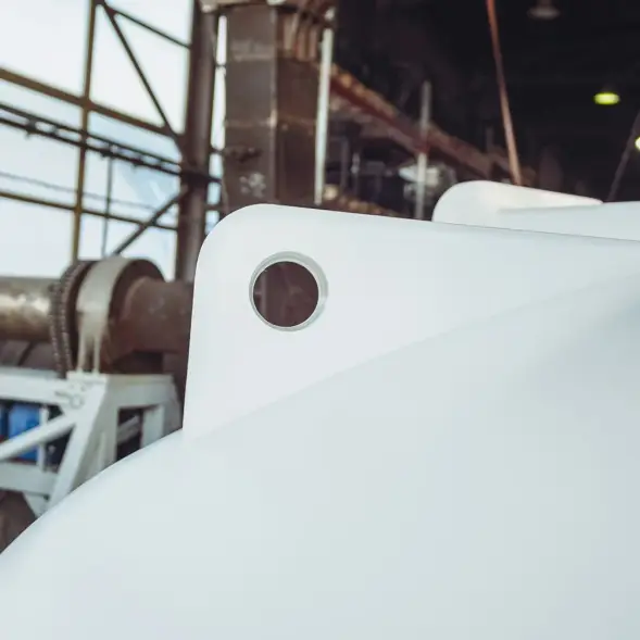 Емкость ЦКТ 5000 л с патрубком 160мм под плотность до 1,2 г/см3 белая в обрешетке