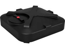 Бак пластиковый для летнего душа, 200 л, черный [Б-200]