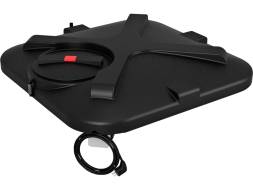 Бак пластиковый для летнего душа с подогревом, 100 л, черный [Б-100]