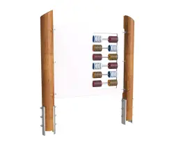 Бизиборд ARTWOOD «Счёты с доской для рисования»