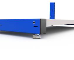 Стойка односторонняя для пластиковых ящиков ДВК SORTEX 1075 №1-3, синий [КГ030378]