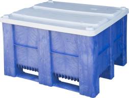 Крышка для крупногабаритного контейнера BoxPallet, 1230х1040х80 мм, белый [1000 АСЕ]