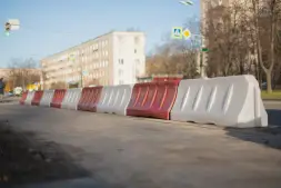 Блок дорожный 1200 красный