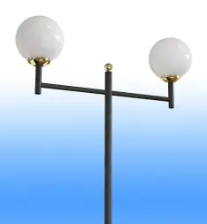 Стальной фонарный столб Т-30-2 со светильниками 4,961 м