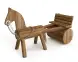Игровой элемент ARTWOOD «Лошадка с повозкой»
