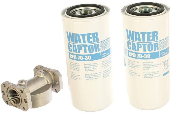 Водопоглощающий фильтр 70 л/мин:  2 катриджа, крепление для фильтра 1