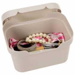 Ящик с крышкой универсальный Luxe, 1,9л, светло-бежевый