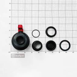 Отвод из бака в сборе G2 ПП с краном шаровым G2 ПП ВР-НР