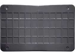 Ящик пластиковый сплошной, 600x400x340 мм, 60 л, черный [4-6434-1]