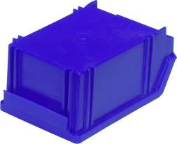 Ящик пластиковый сплошной, 170×105×75 мм, 1.34 л, синий [7968]
