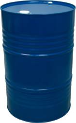 Бочка металлическая (стальная) c крышкой и пробкой, 216.5 л, синий [БСЗ 216,5ук сев]