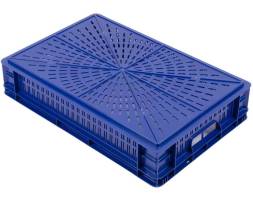 Пластиковый ящик 600х400х120 перфорированный