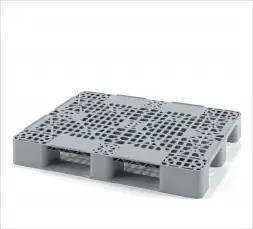 Универсальный перфорированный пластиковый поддон 1200х1000 на двух полозьях