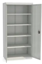 Шкаф архивный ШХА-900(50) 1850x910x500 мм Светло-серый