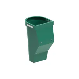 Гаситель скорости пластиковый зеленый, без цепей