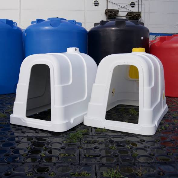 Домик для теленка индивидуальный светонепроницаемый