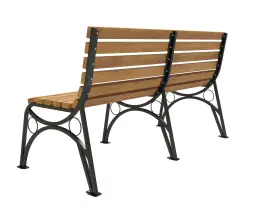 Скамейка стальная «Бульвар» без подлокотников 3,0 м (3 опоры)