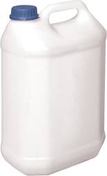 Канистра пластиковая со шкалой уровня, 5 л, белый [3845]