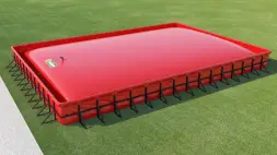 Емкость мягкая ПВХ 100 кубов для КАС красный