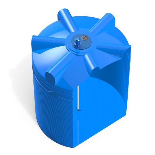 Емкость V 9000 литров с пропеллерной мешалкой