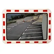 Зеркало со светоотражающей окантовкой прямоугольное 800*1000