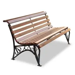 Скамейка стальная «Ривьера» 3,0 м (3 опоры)