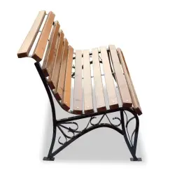 Скамейка стальная «Ривьера» 3,0 м (3 опоры)