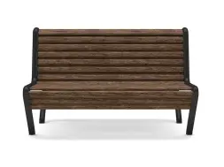 Скамейка стальная «Яуза» В 1.2 двухсторонняя 1,8 м