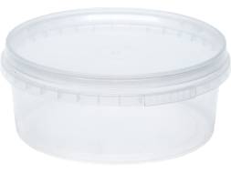 Контейнер пластиковый круглый, 385мл, 122 мм