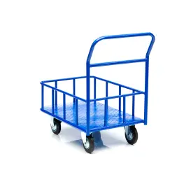 Тележка платформенная Стелла-техник КПБ-300-125-И, с бортом, 600х900мм