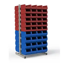 Стеллаж двусторонний №124 (1835х950х760)